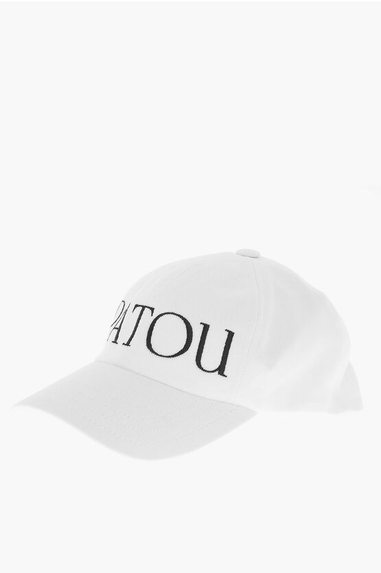 Shop Patou Solid Color Cap With Embroidered Logo