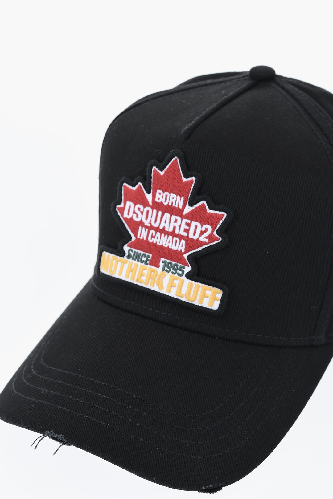 Solid Colou Caps Dsquared2 Solid Color Cap with Logoed Patch men - Glamood Outlet