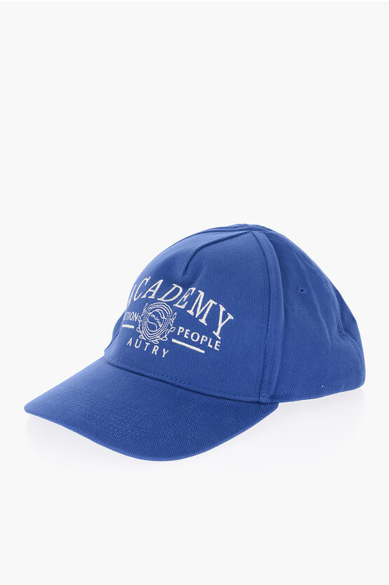 Shop Autry Solid Color Cap With With Contrasting Embroideries