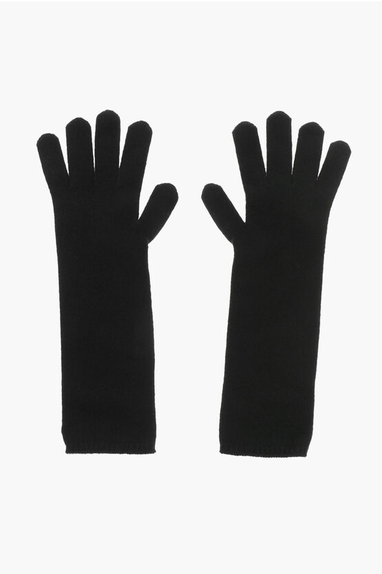 Max Mara Solid Color Cashmere Gloves