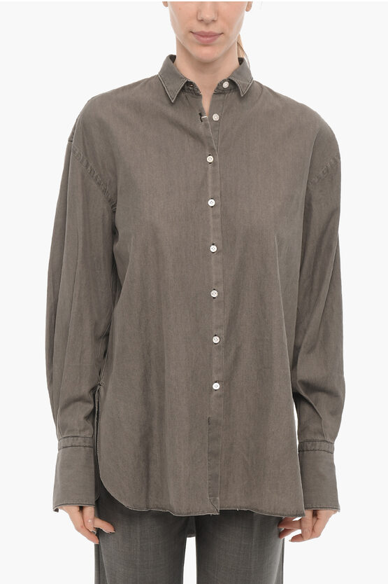 FINAMORE 1925 SOLID COLOR CASUAL SHIRT