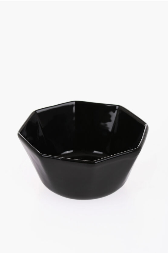 OFF-WHITE SOLID COLOR CERAMIC CONTAINER 