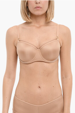 Maison Lejaby Underwire See-Through Bra with Contrasting Edges