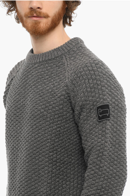 Solid Color Crew Neck Knit Cap Sleeve Sweater main image 1