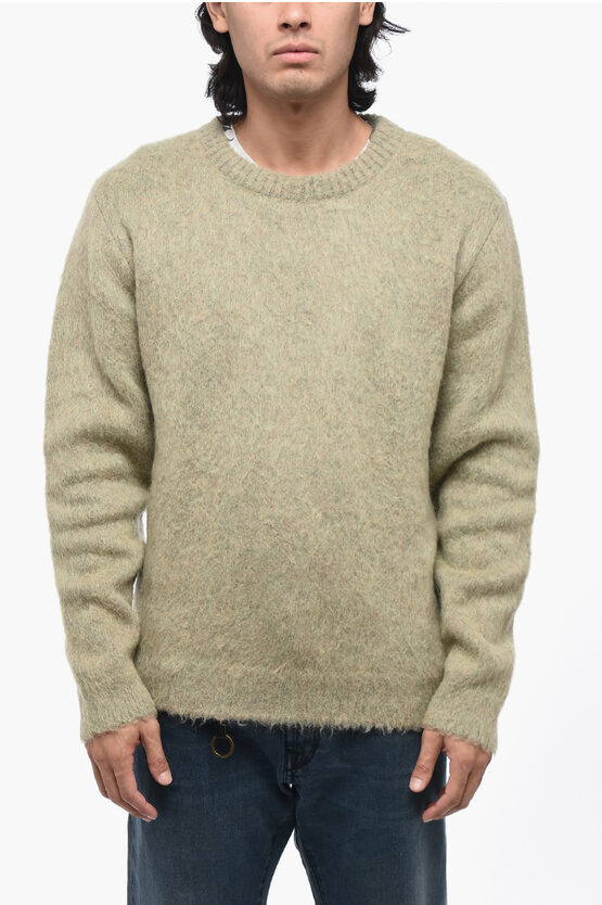 Shop Lemaire Solid Color Crew-neck Sweater