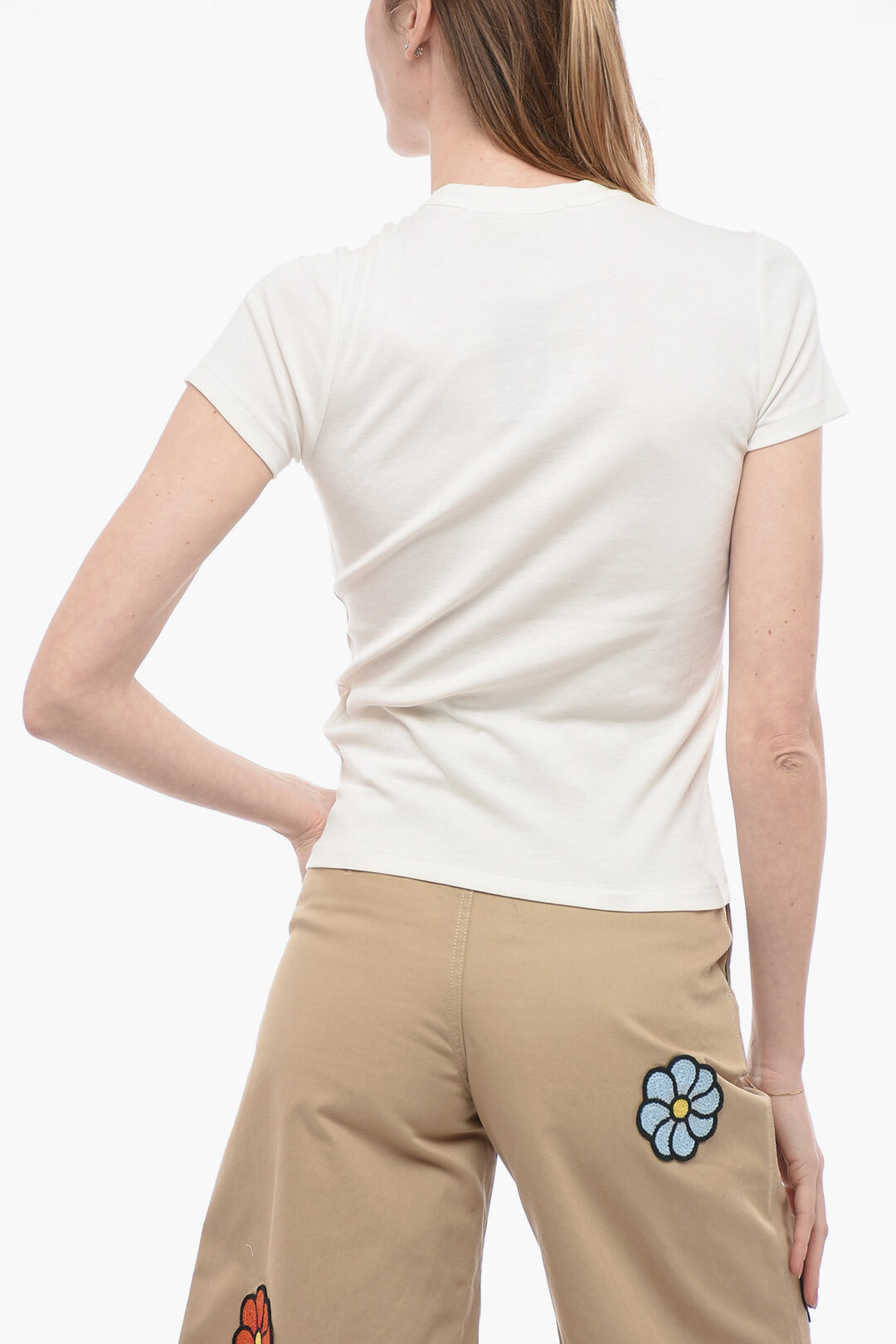 Polo Ralph Lauren Solid Color Crew-neck T-Shirt with Printed