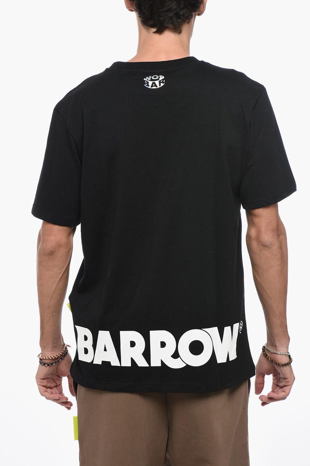 Tシャツ・カットソー Barrow FW24 JERSEY TSHIRT UNISEX (F4BWUATH139 110) Cotton T.shirt BARROW - Nugnes1920
