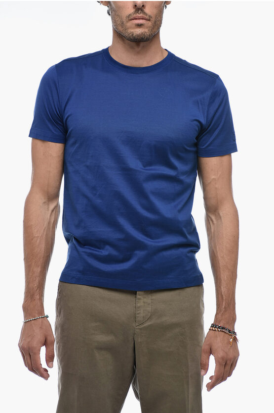 CORNELIANI SOLID COLOR CREWNECK T-SHIRT 