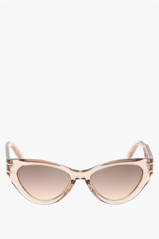 Shop Dior Solid Color  Signature B71 Sunglasses With Butterfly Fra