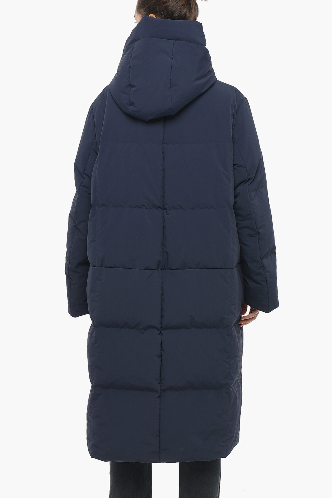 Jil Sander Solid Color Down Jacket with Belt women - Glamood