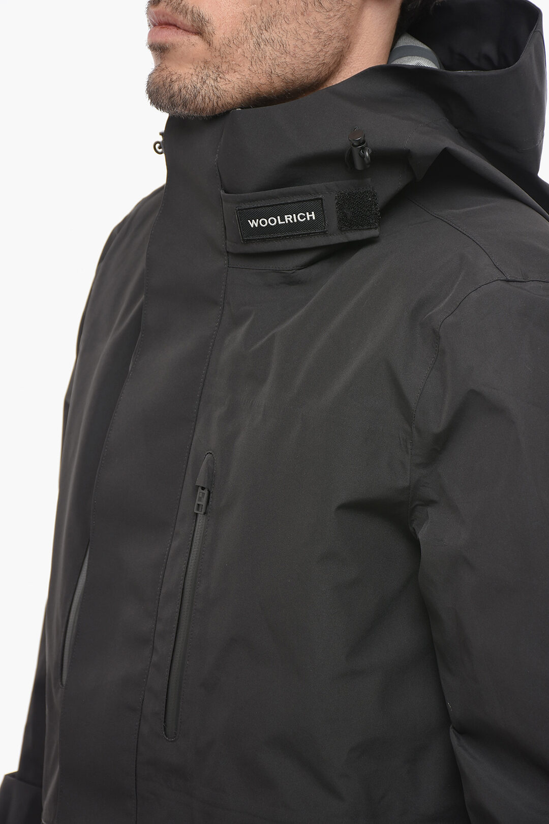 Woolrich Solid Color Down Jacket with Removable Inner men - Glamood Outlet