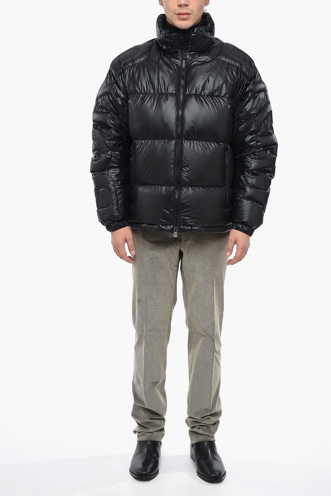 Women's Solid Color Down Jacket Mid-length Down Jacket Winter Korean Style Loose Coat Warm Stand-collar Down Jacket Quilted Jacket main image 1