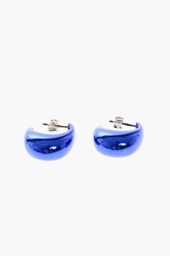 Dans Les Rues Solid Color Earrings In Blue