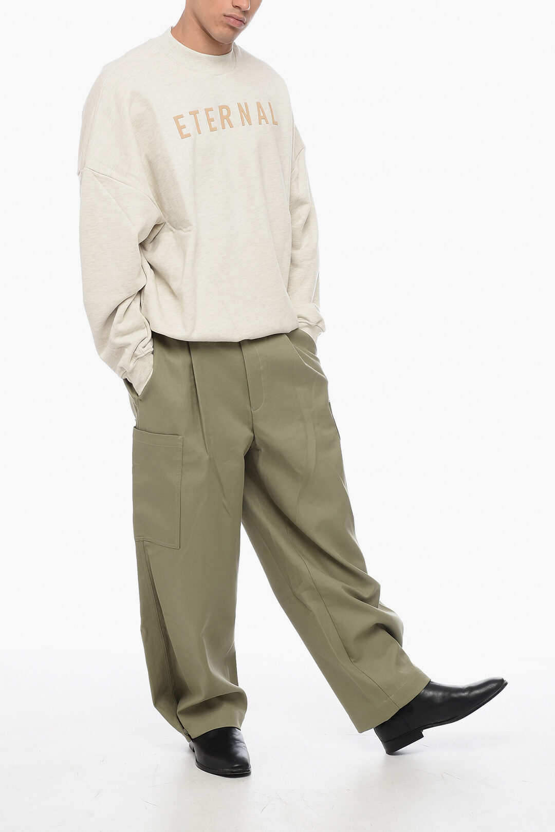 Fear Of God Solid Color ETERNAL Crew-neck Sweater men