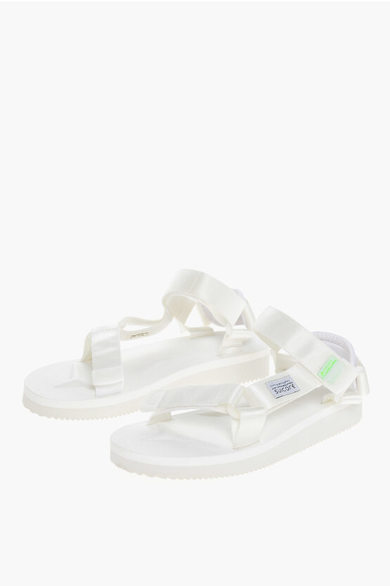 Suicoke Solid Color Fabric Depa Sandals In Multi