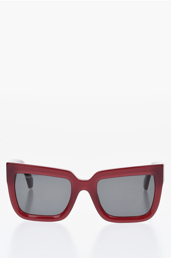 Off-white Solid Color Firenze Oversized Sunglasses