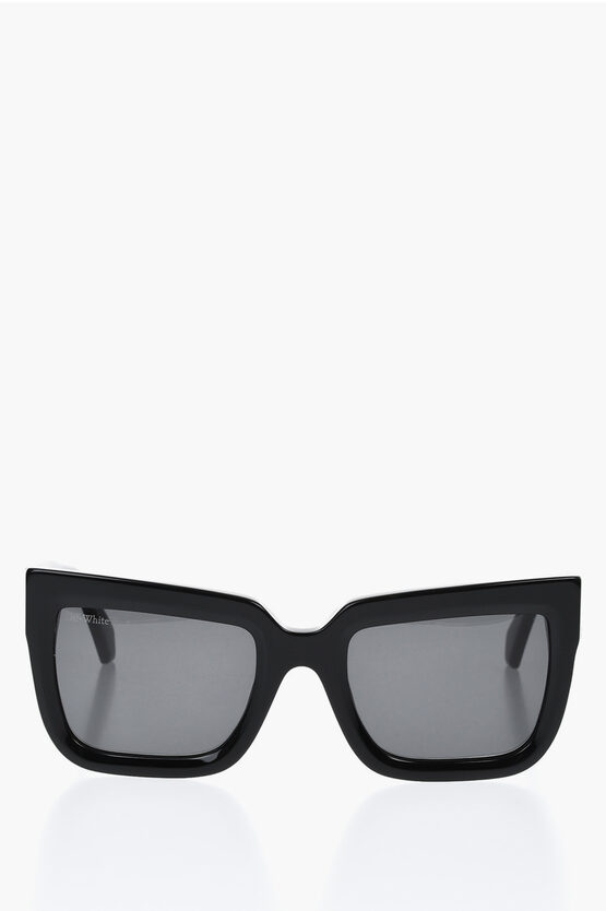 Off-white Solid Color Firenze Oversized Sunglasses