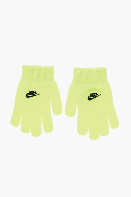 Solid Color Fluo CLUB Glovers and Beanie Set