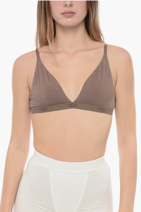 Shop Ugg Solid Color Francis Triangle Bra With Logoed Band