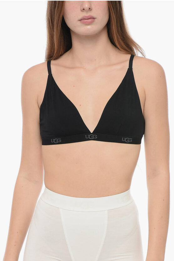 Shop Ugg Solid Color Francis Triangle Bra With Logoed Band