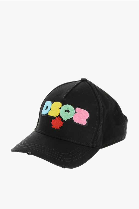 Dsquared2 Solid Color Gaming Cap With Multicolor Detail