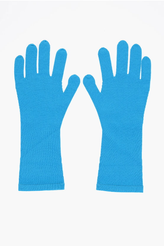 Shop Ph5 Solid Color Gloves With Contrasting Detail