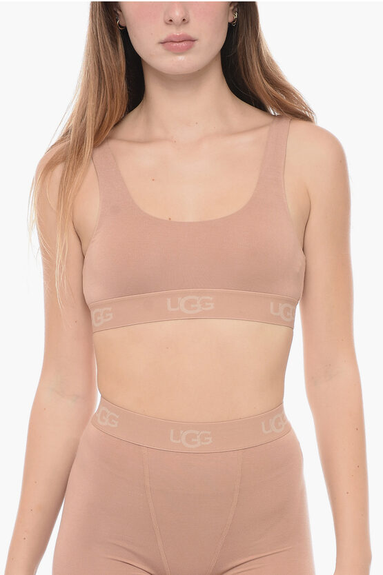 Shop Ugg Solid Color Gwendolynn Bra With Logoed Band