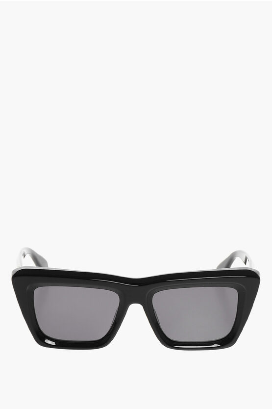 Off-white Solid Color Hampton Sunglasses With Contrasting Logo In Black