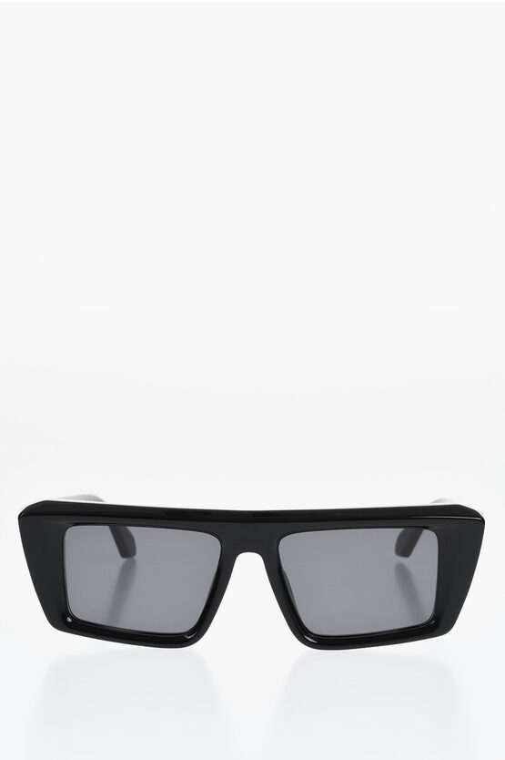 Off-white Solid Color Hartford Wayfarer Sunglasses With Contrasting Mo In Black