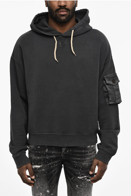 Dsquared2 Solid Color Hoodie
