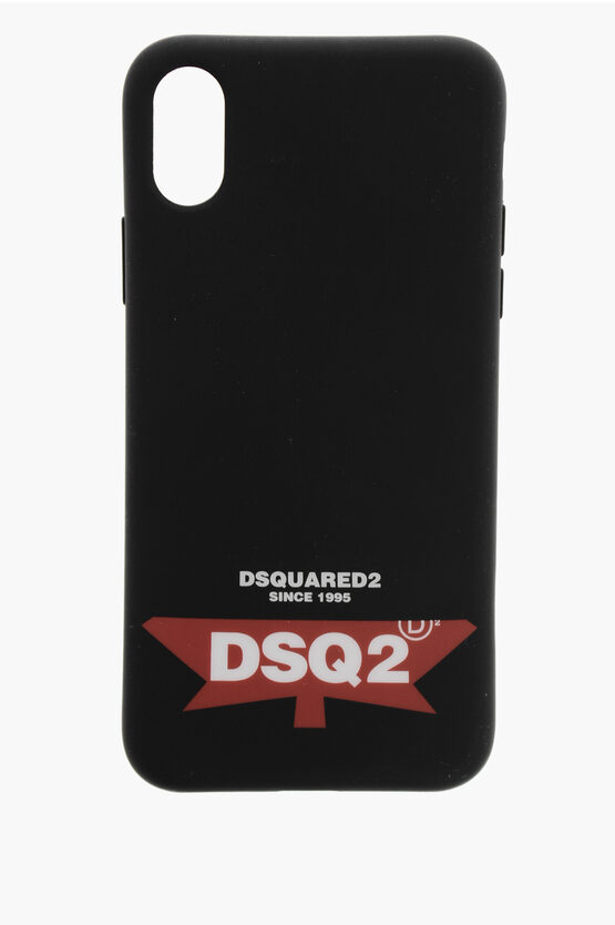 Dsquared2 Solid Color Iphone X Case With Contrasting Detail