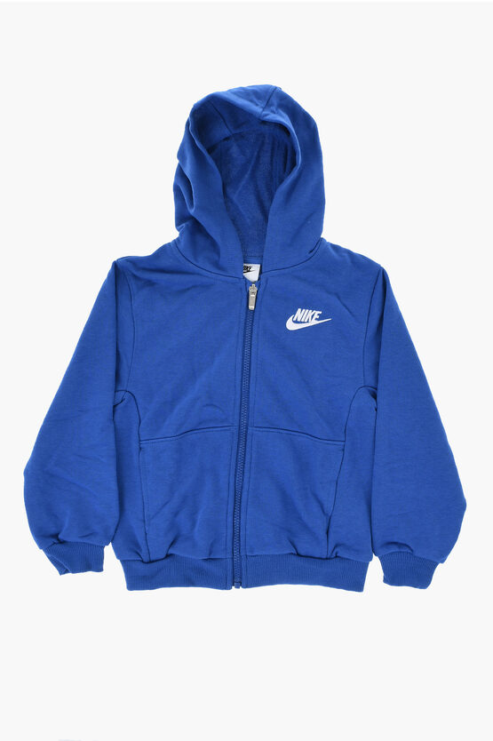 Nike KIDS Solid Color Joggers and Full Zip Sweatshirt Set with