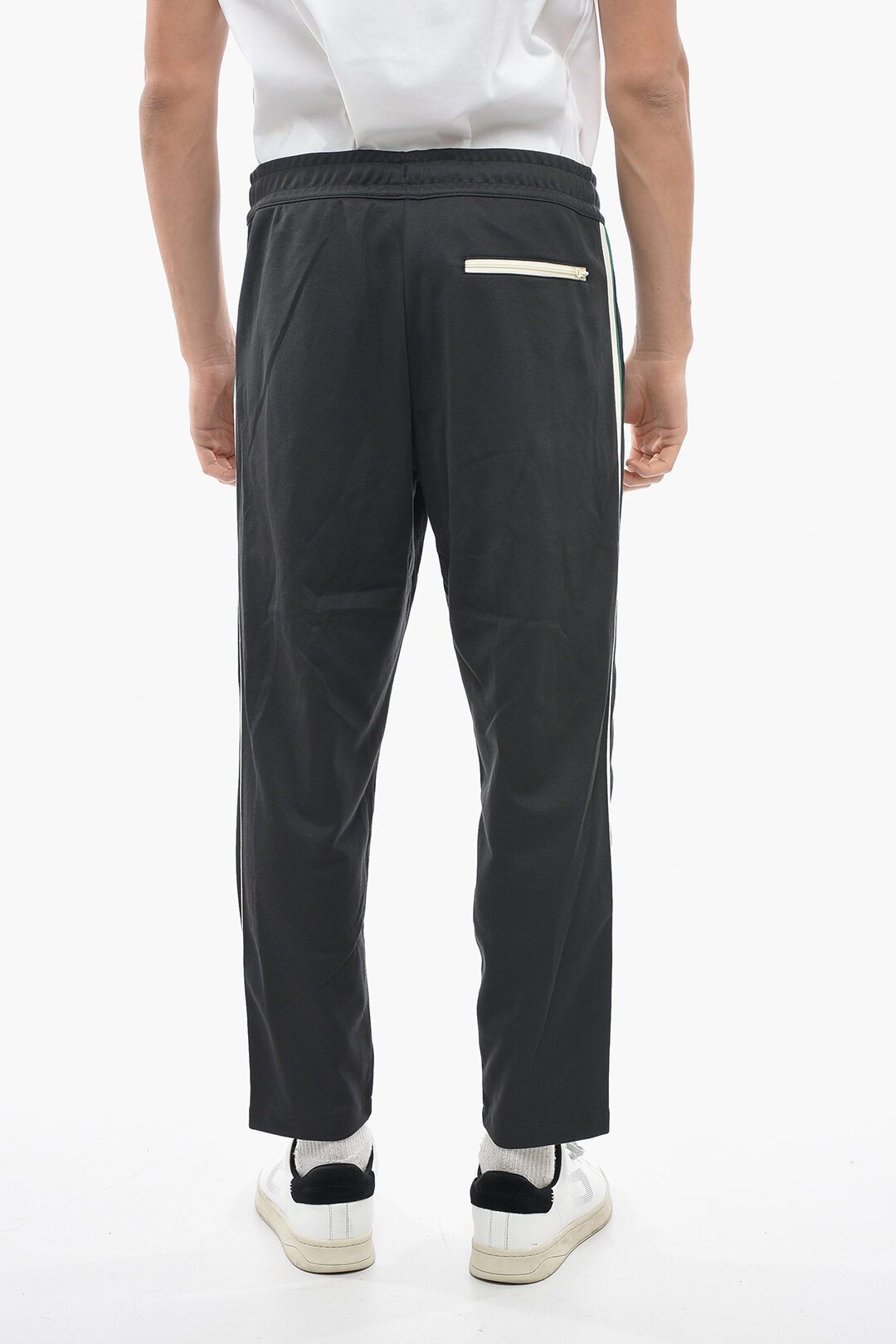 New Balance Solid Color Joggers with Contrasting Side Bands men