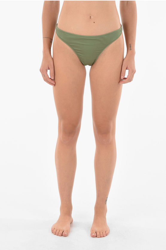 Samsoe & Samsoe Solid Color Kari Slip Bottom In Green