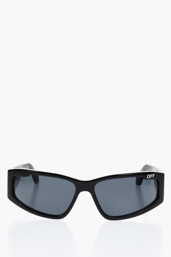 Off-white Solid Color Kimball Biker Sunglasses