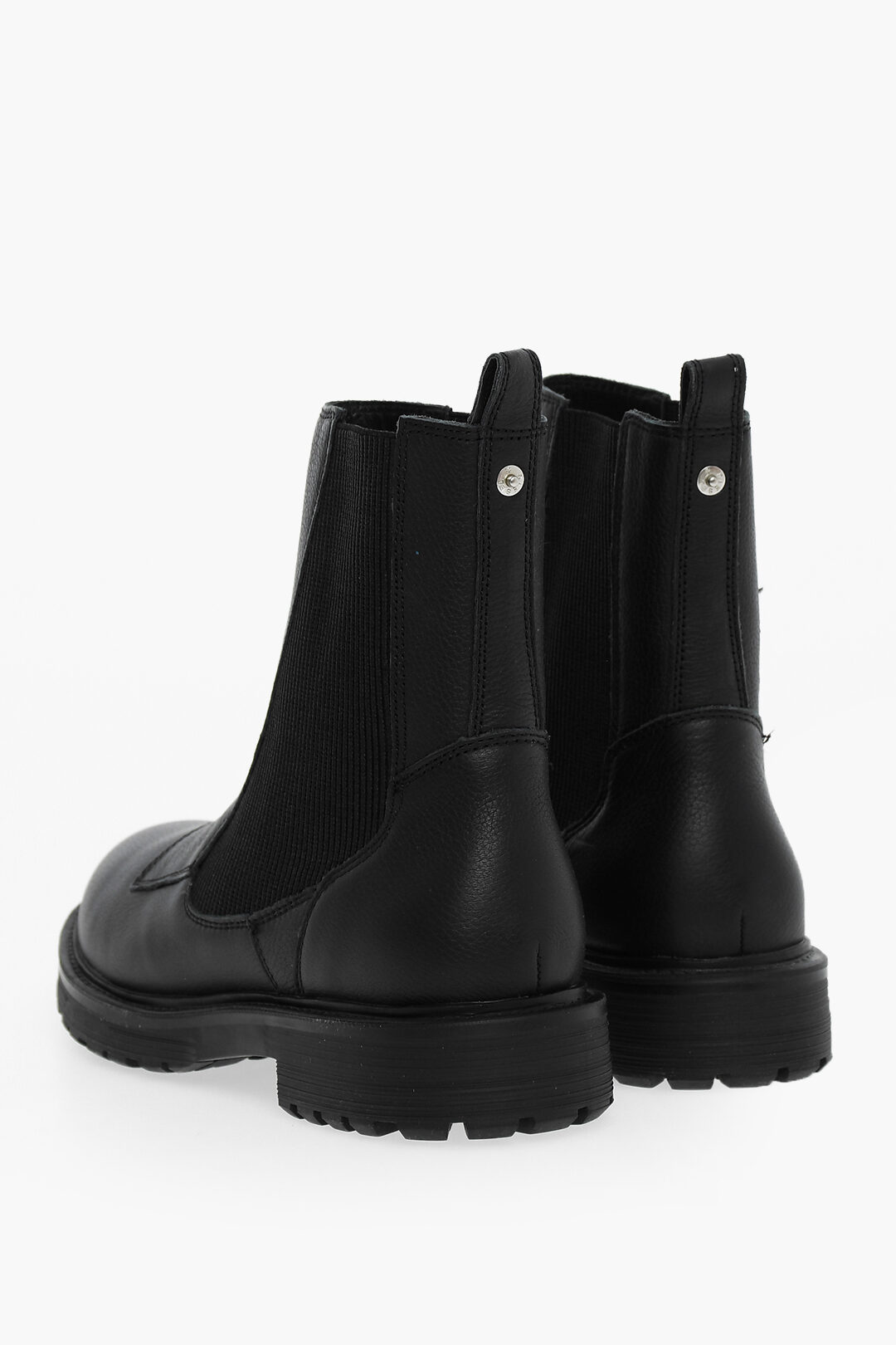 Diesel Solid Color Leather D-ALABHAMA Chelsea Boots men - Glamood Outlet