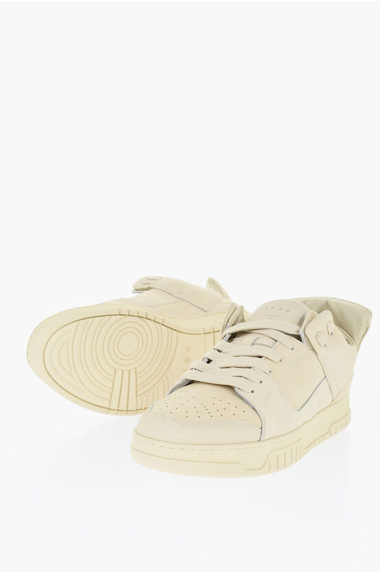 1989 Studio Solid Color Leather Low Top Sneakers