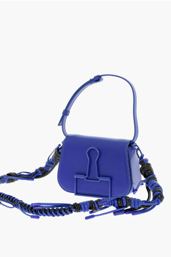 Solid Color Leather SKELETON BINDER Shoulder Bag