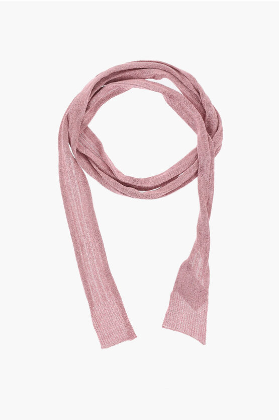 Dsquared2 Solid Color Lurex Slim Foulard