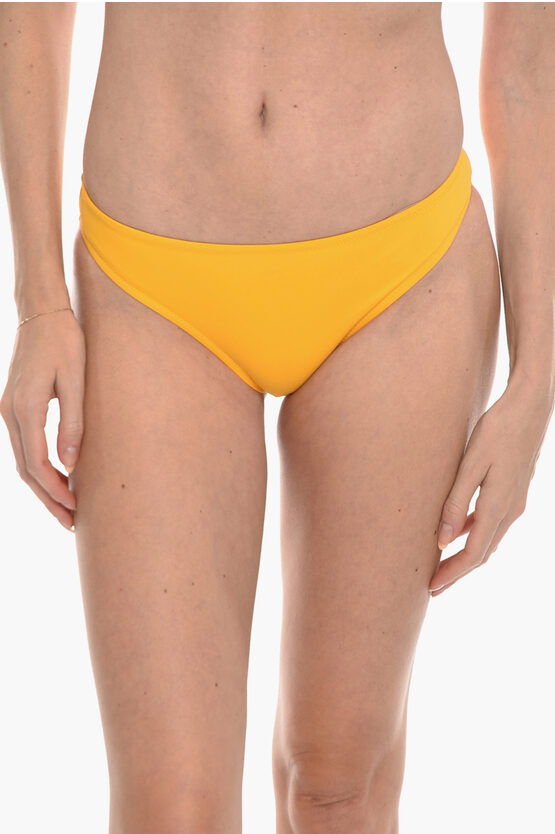 Samsoe & Samsoe Solid Colour Malou Bikini Bottom In Yellow