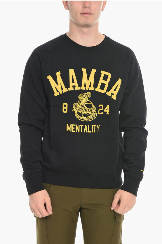 Scrimmage Solid Colour Mamba Crew-neck Sweatshirt With Contrasting Prin In Multi