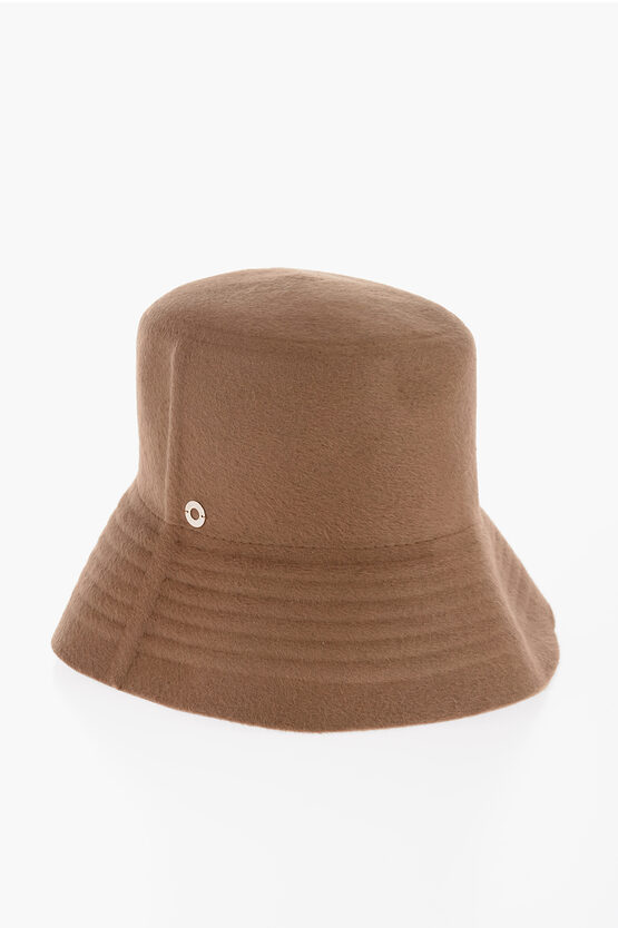 Loro Piana Solid Color Mariana Bucket Hat In Brown