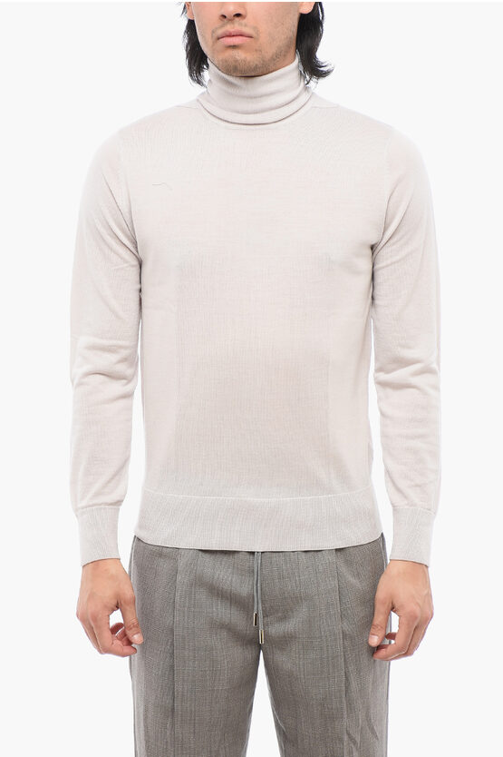 DEPARTMENT 5 SOLID COLOR MERINOS WOOL DEVO TURTLENECK SWEATER