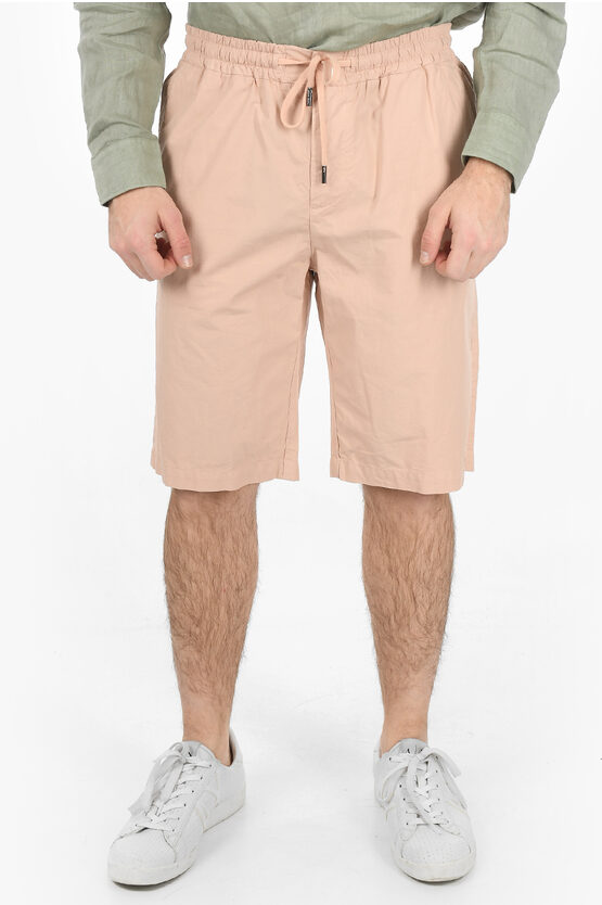 Woolrich Solid Color Micro Ripstop Shorts In Neutral