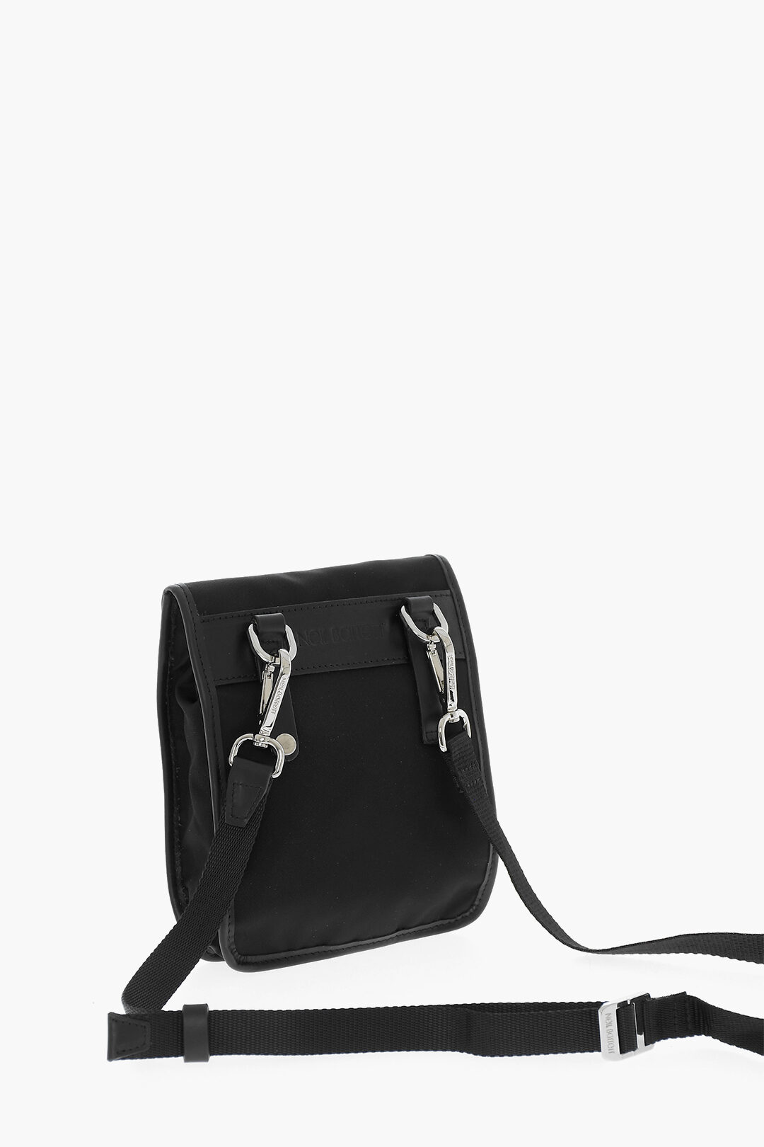 ★TOUT Y EST★ NEIL BARRETT Mini Bag Neil Barrett One EMABS1 Neil Barrett Solid Color Mini Bag with Leather Trims unisex