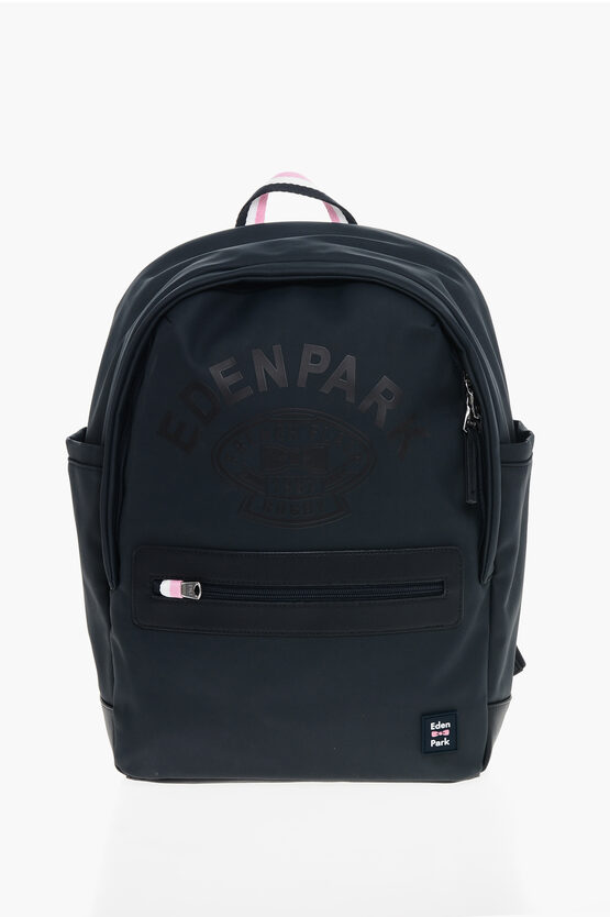 Eden Park Solid Color Nylon Blend Backpack