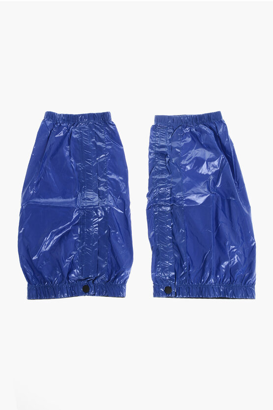 Dsquared2 Solid Color Nylon Gaiters With Touch Strap Closure