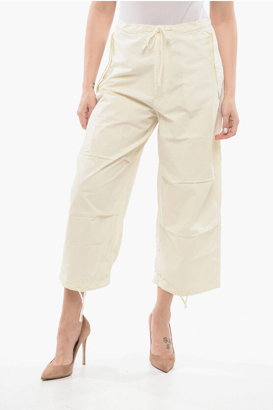 AUTRY SOLID COLOR NYLON PANTS WITH ADJUSTABLE ANKLE