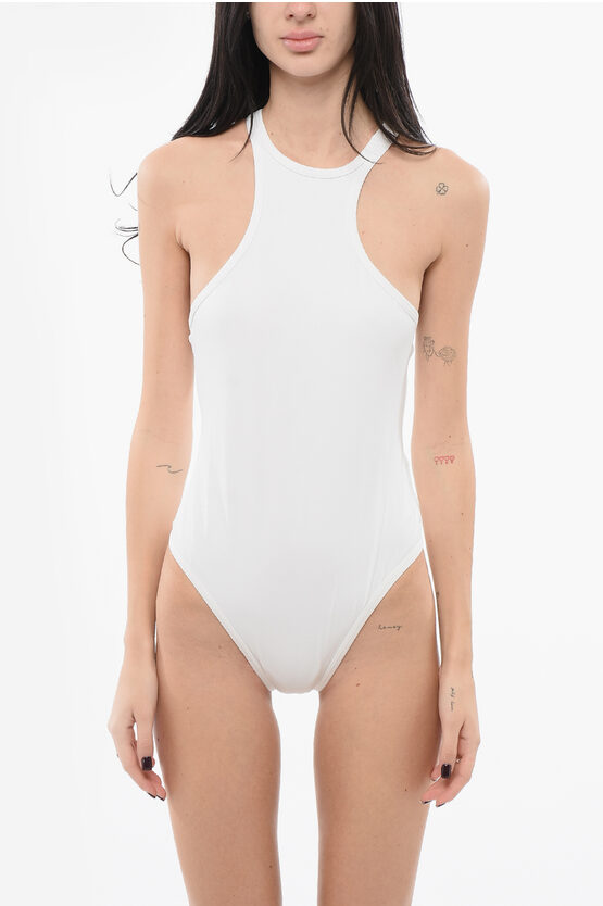 Attico Ribbed One Piece Swimsuit