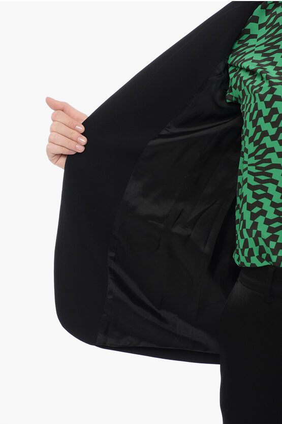 Solid Color Open Front Blazer